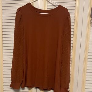 Elegant Brown Women's Top